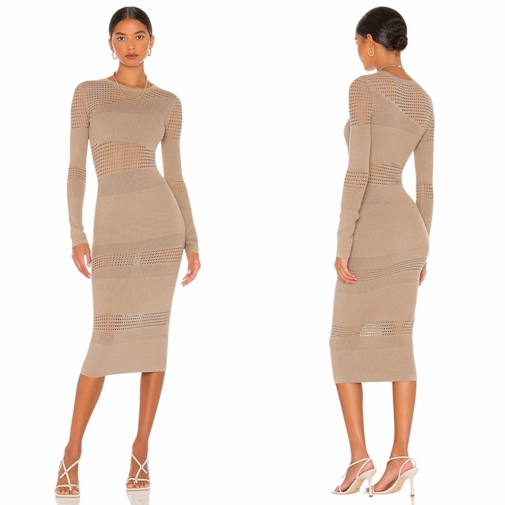 REVOLVE | Lovers + Friends Tianna Dress in Color: Mushroom. Size Small. - Picture 12 of 12